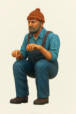 TG25E Pescatore Seduto - Modellino in scala Crew Figure