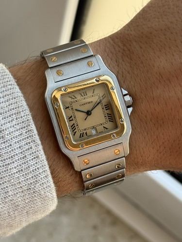 Cartier santos galbée - santos, midsize