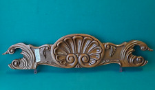 VECCHIA CIMASA FRONTONE FREGIO IN LEGNO INTAGLIATO RECUPERO MOBILI VINTAGE. BU26