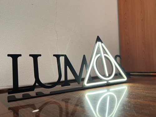 Insegna neon lumos harry - insegna,