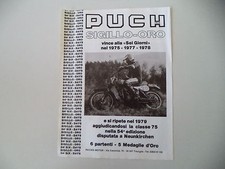 advertising Pubblicità 1979 MOTO PUCH 75 VINCE A NEUNKIRCHEN