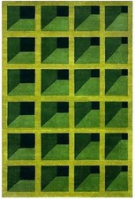 Tappeto moderno geometrico 3D