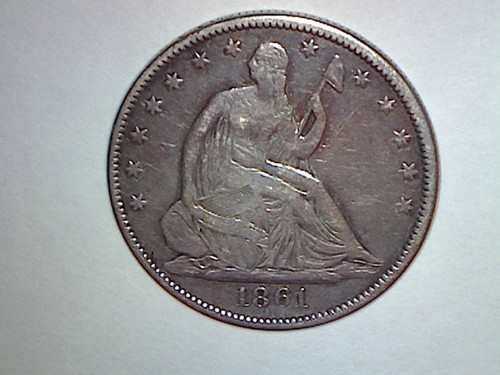 Mezzo dollaro 1861 - mezzo,