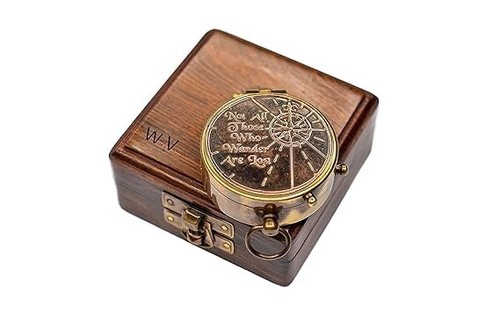 Bussola antica portatile - , in