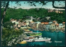 Genova Portofino Barche Foto FG cartolina KV9230