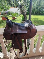 Sella Per Cavallo Monta Western, prodotta a mano, pezzo unico