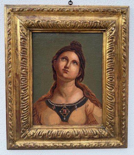 Dipinto antico olio tela - antico,