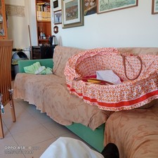 Culla In Vimini Anni 70 Sfoderabile Con Materassino Ottime Condizioni Come Nuova