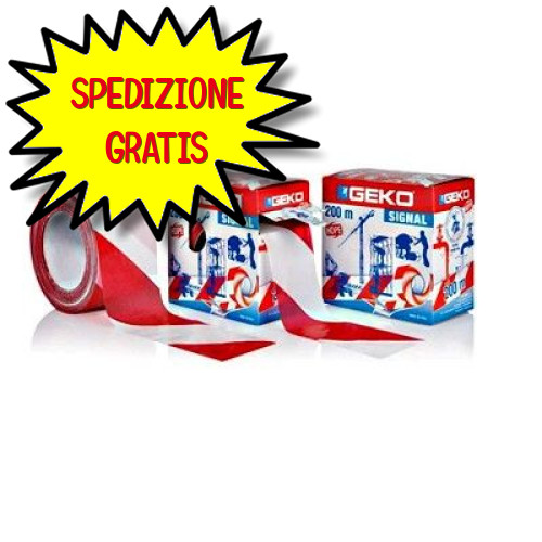 Nastro segnaletico bianco - nastro,
