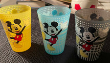 Set tazze plastica - 3, topolino