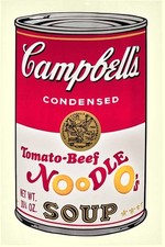 Poster Manifesto Locandina Pubblicità Pomodori Pelati Campbell's Stampa 60x90 Cm