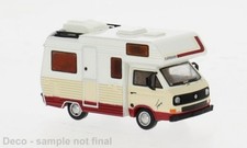 1/87 Brekina VW T3 Camper Karmann bianco/beige chiaro 33975