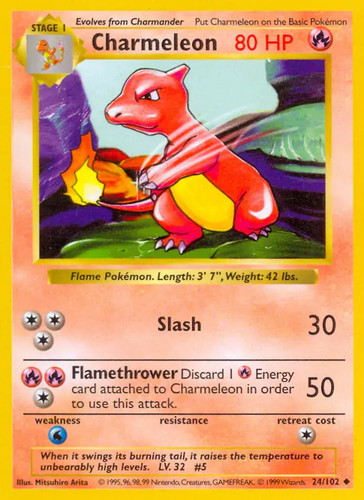 Charmeleon 102 pokemon - -,