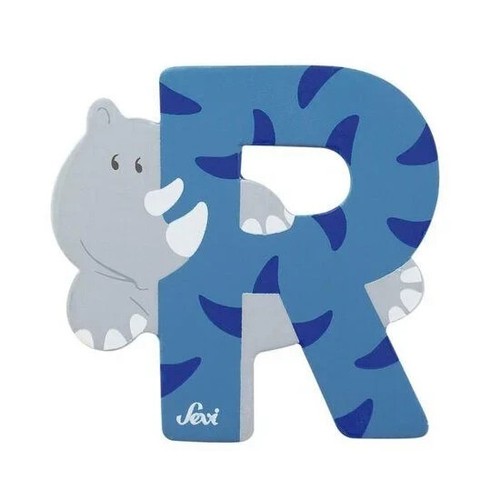 Sevi lettera azzurro - r, azzurro-