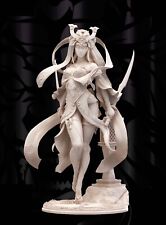 Modellino figure resina 1/24 alto 75mm fantasia assassina femmina non assemblato non dipinto