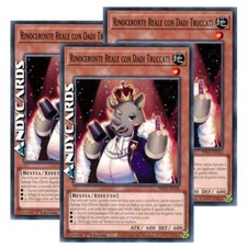 3x RINOCERONTE REALE CON DADI TRUCCATI • Comune • PHNI IT036 • 1Ed • Yugioh!