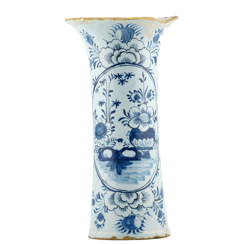 England delftware vase trumpet - vase,