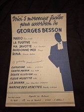 Partitura 5 Pezzi Fisarmonica