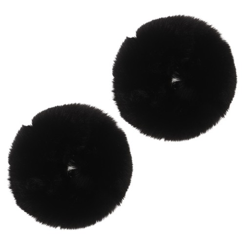 Maniche pelliccia nera - maniche,