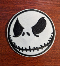Patch Nightmare Before Christmas Jack Skellington Face Tim Burton Disney 3,25"