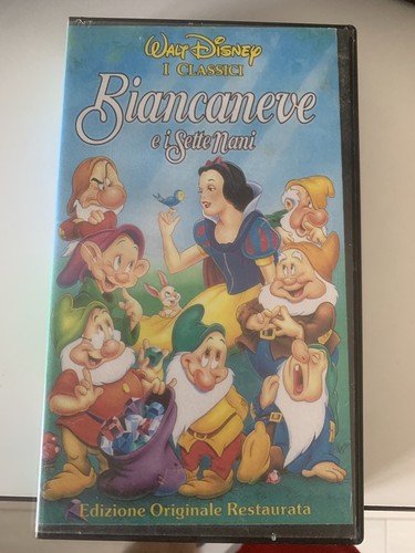 Biancaneve sette nani vhs - biancaneve,