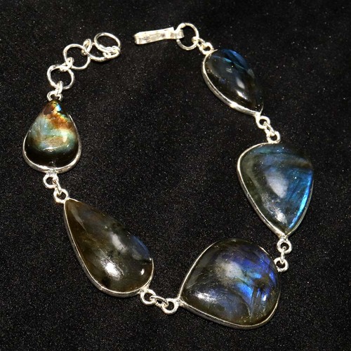 Bracciale labradorite - bracciale,