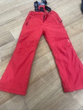 pantaloni neve bambino da sci Rosso tg 140