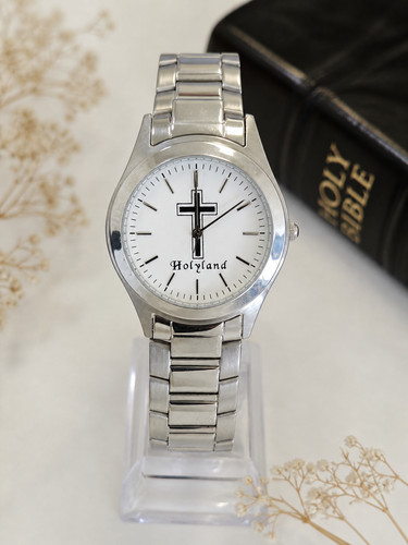 Orologio croce cristiana terra - croce,