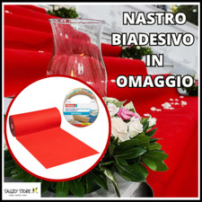 TAPPETO PASSATOIA ROSSA NATALIZIA ANTISCIVOLO CUCINA CORRIDOIO ARREDO NATALE