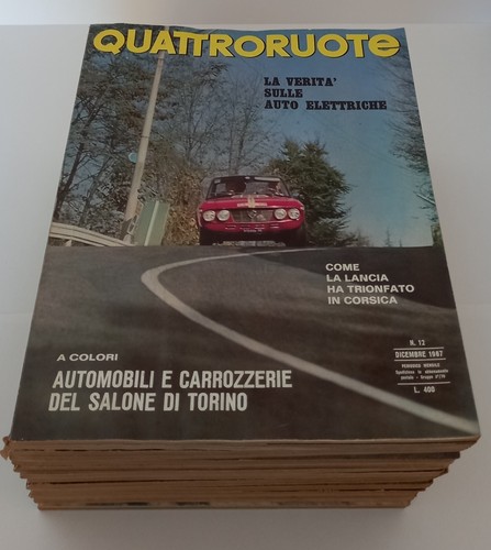 Rivista quattroruote annata - rivista,