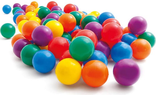 Palline colorate 100 pezzi - palline,