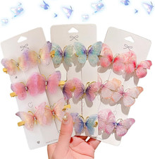 Graziosi Farfalla Fermagli per Capelli, 18 Pezzi Moda Ragazze Accessori per Cape