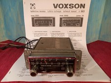 Autoradio Voxson Junior 70 modello 3002 d’epoca estraibile del 1970 con plancia
