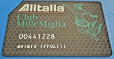 Scheda alitalia club mille - scheda,