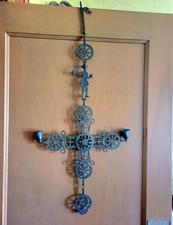 Portacandele croce bizantina