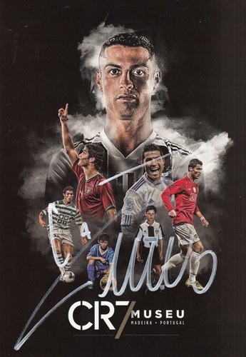 Cristiano ronaldo signed 6x4 - signed,
