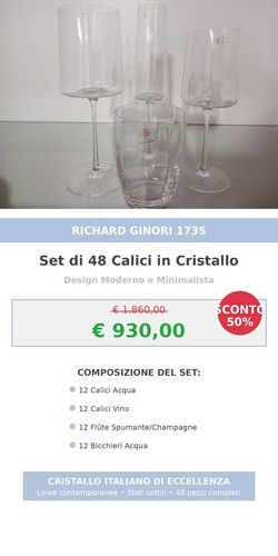 Richard ginori 1735 set - -, di