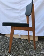 SEDIA ANNI 50s VINTAGE MODERNARIATO Legno E sky Verde Midcentury