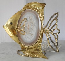 lampe poisson vintage 1970