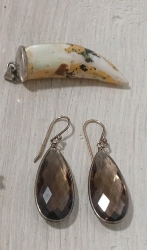Orecchini argento quarzo - orecchini,
