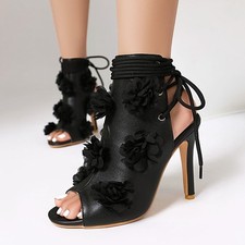 Sandali cavi eleganti punta