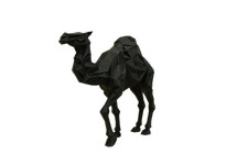 Scultura Dromedario Low-Poly