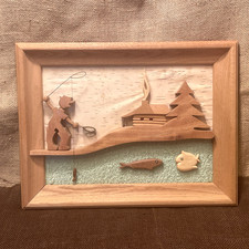 Scatola vintage telaio fatta a