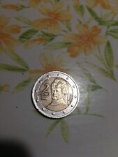 Moneta da 2 euro rara Austria 2002 Viso Rovinato
