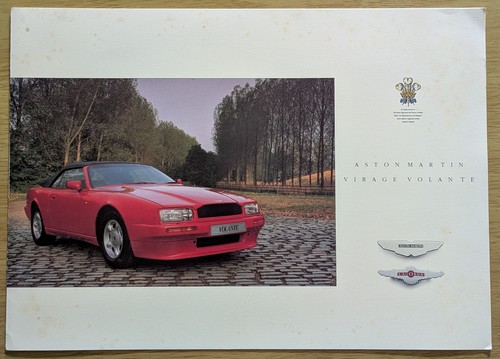 Brochure depliant aston - aston, martin