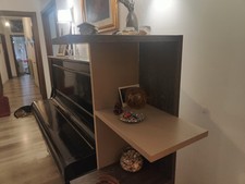 Libreria In Melammina Moka Chiaro E Wenge