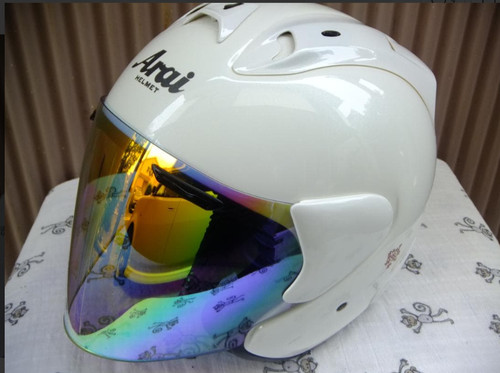 Casco jet verde arai ram - casco, sz-ram