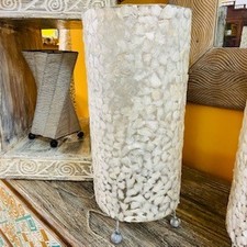 Lampada cilindrica madre perla