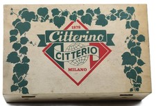 scatola legno pubblicitario