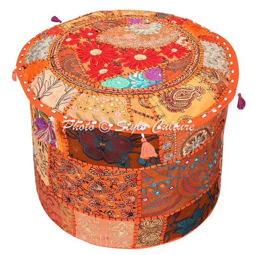 Pouf ottomano patchwork